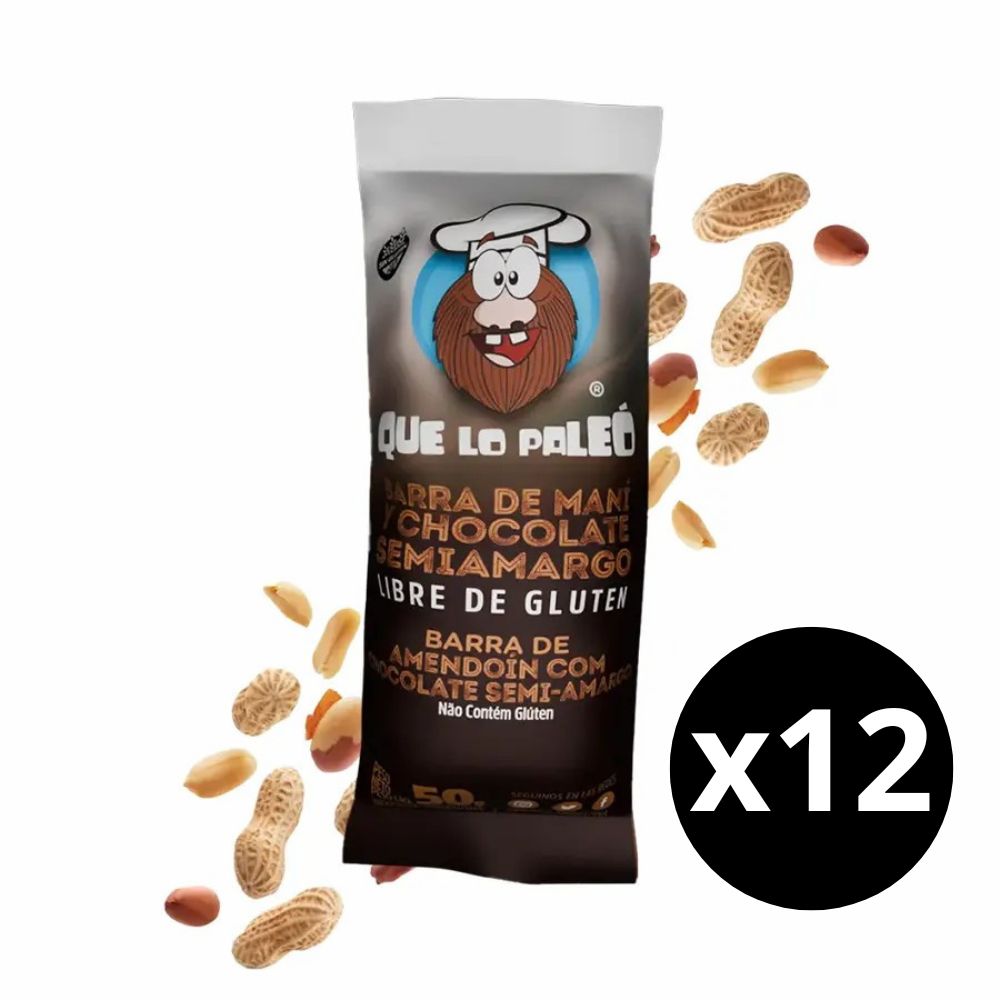 QUE LO PALEO (Choco Negro) (x12)