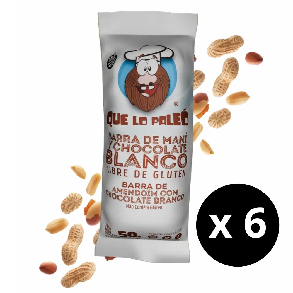 QUE LO PALEO (Choco Bco) (x6)