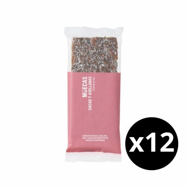 MUECAS (Cacao y Avellanas)(45gr) (x16)