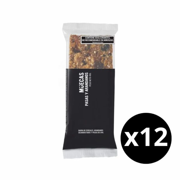 MUECAS (Pasas y Arandanos)(45gr) (x16)