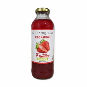 JUGO NATURAL FRUTILLA (La Tranquila)(sin azUcar) (500cc)