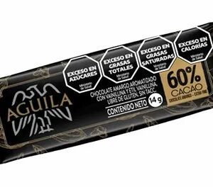 AGUILA CHOCO AMARGO  ( 60% )(TAZA) (14gr)