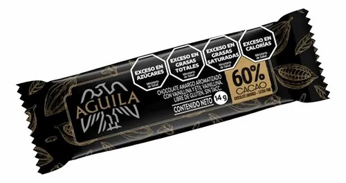 AGUILA CHOCO AMARGO  ( 60% )(TAZA) (14gr)