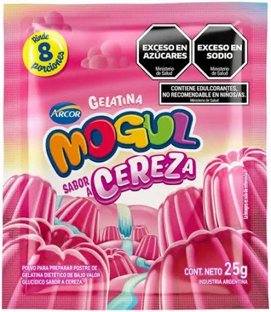 GELATINA SABOR A CEREZA (Mogul) (25gr)