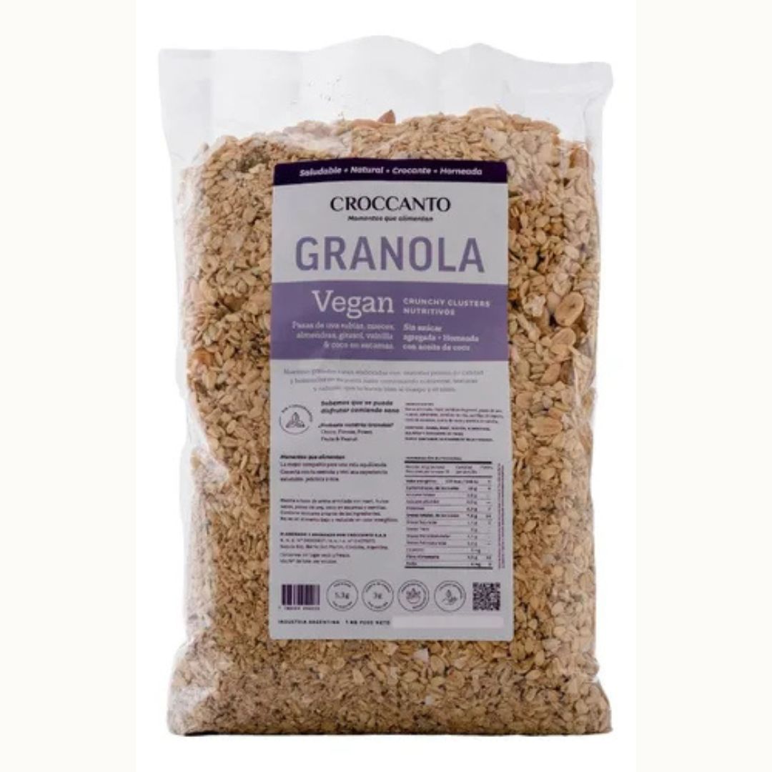 GRANOLA (Crocanto)(Veganas) (1kg)