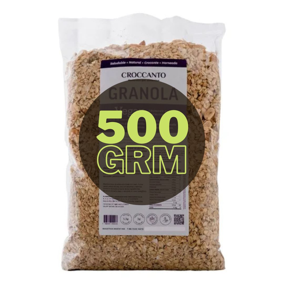 GRANOLA (Crocanto)(Veganas) (500gr)