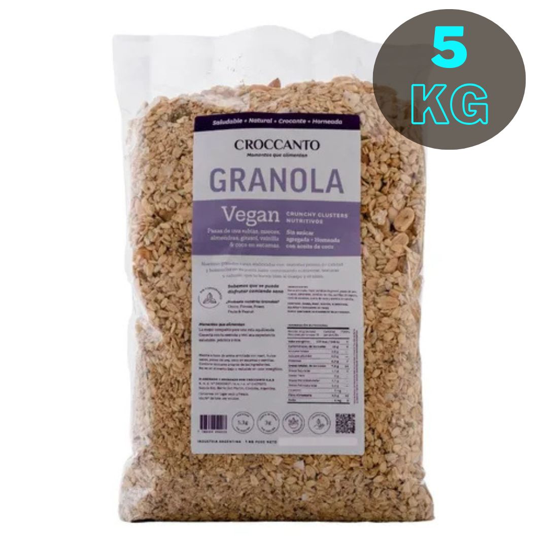 GRANOLA (Crocanto)(Veganas) (5kg)