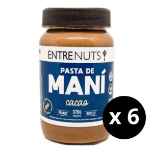 PASTA MANI  C/CACAO (EntreNuts)(390gr) (x6)