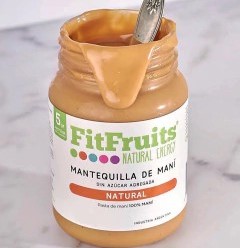 PASTA DE MANI (Sin Azucar)(FitFruits) (380gr)