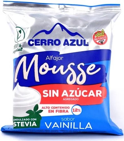 CERRO AZUL (Mousse Vainilla)(S/Azucar) (x12)