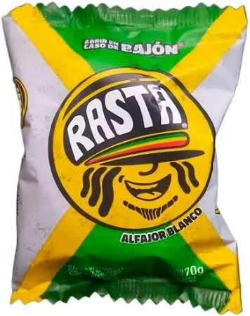 ALFAJOR BLANCO (Rasta) (x6)
