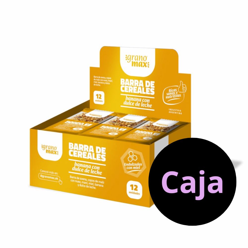 GRANOMAX (DULCE de LECHE) (x12)