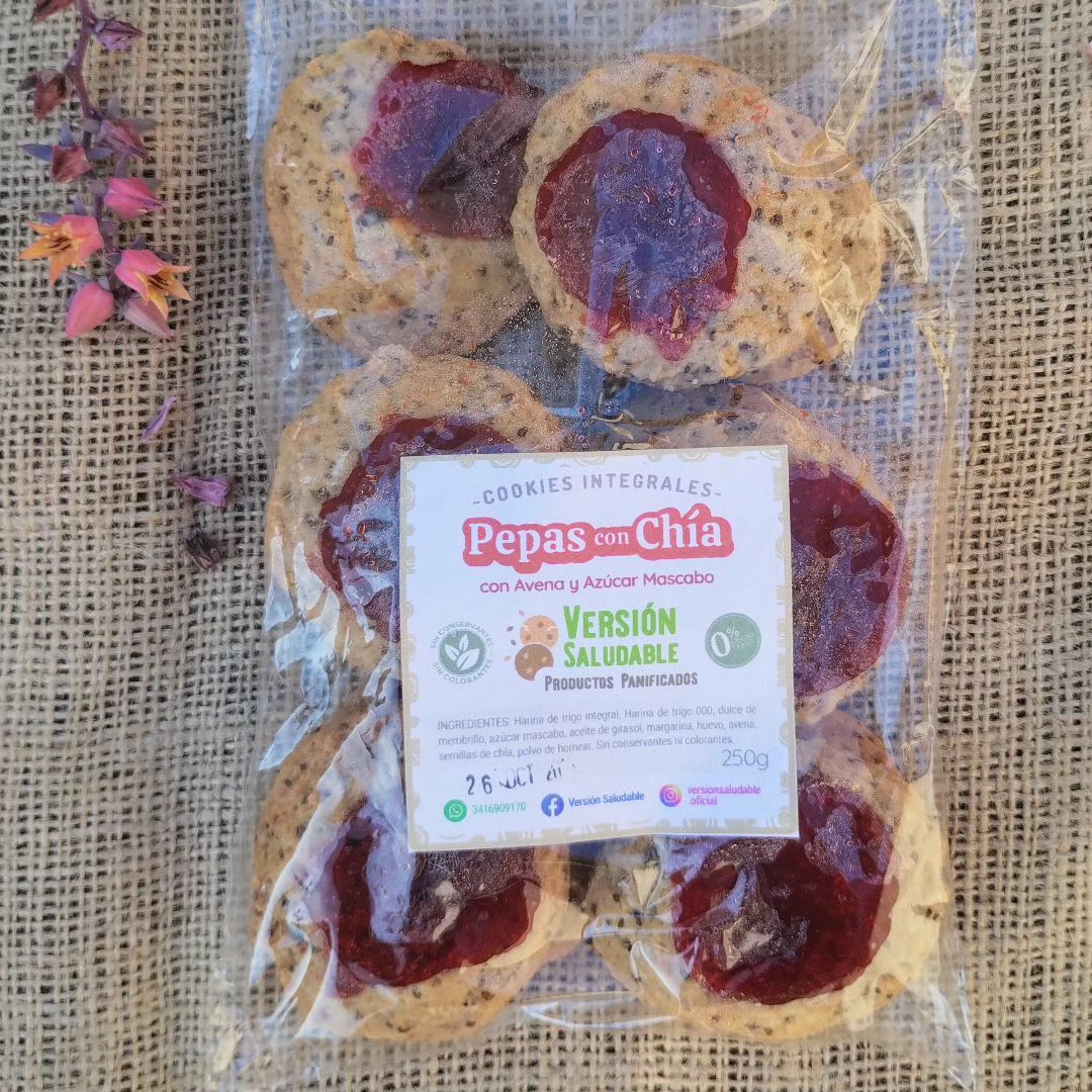 PEPAS MEMBRILLO C/CHIA (Version Saludable) (250gr)