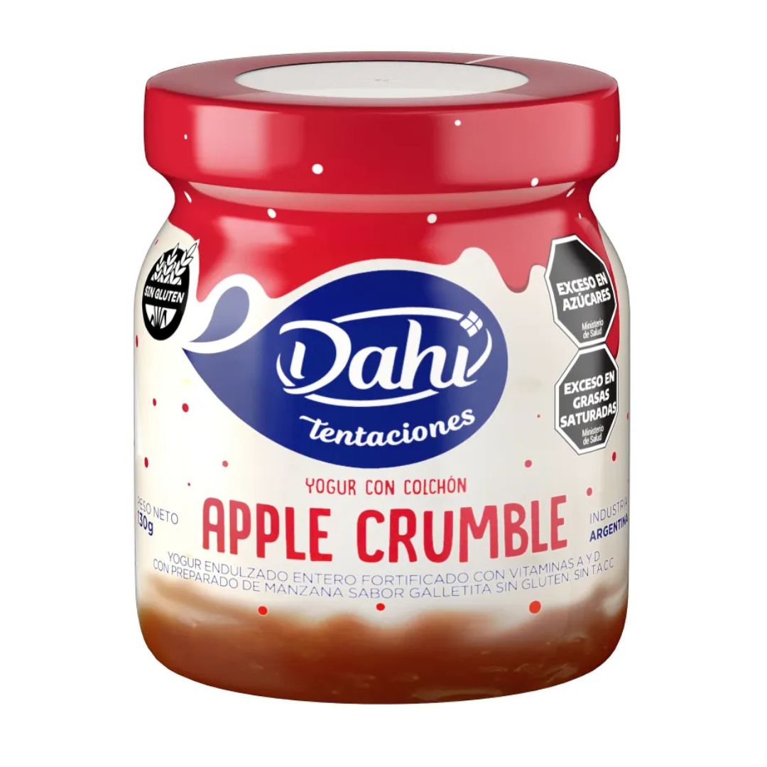 YOGUR C/APPLE CRUMBLE (Dahi) (130gr)