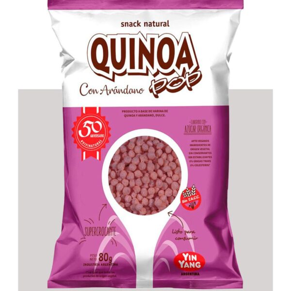 QUINOA ARANDANOS POP (Ying Yang) (80gr)