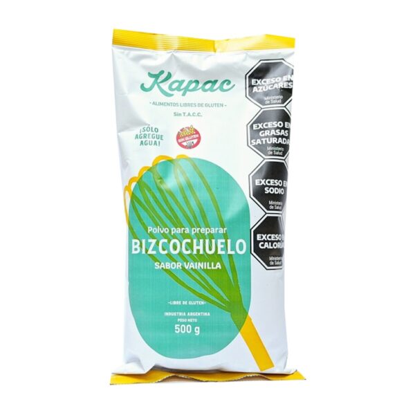 POLVO BISCOCHUELO VAINILLA (Kapac) (500gr)