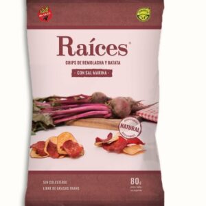 CHIPS DE REMOLACHA Y BATATAS  (Nuestros Sabores) (80gr)