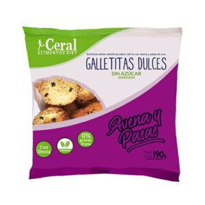 GALL. VEGANAS DE AVENA Y PASAS(S/Azucar agreg)(Ceral) (180gr)