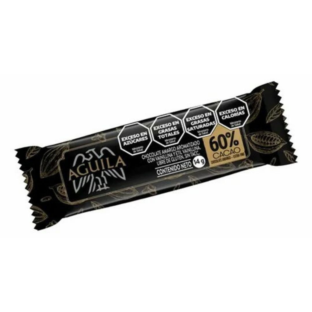 AGUILA CHOCO AMARGO ( 60% )(TAZA) (14gr)
